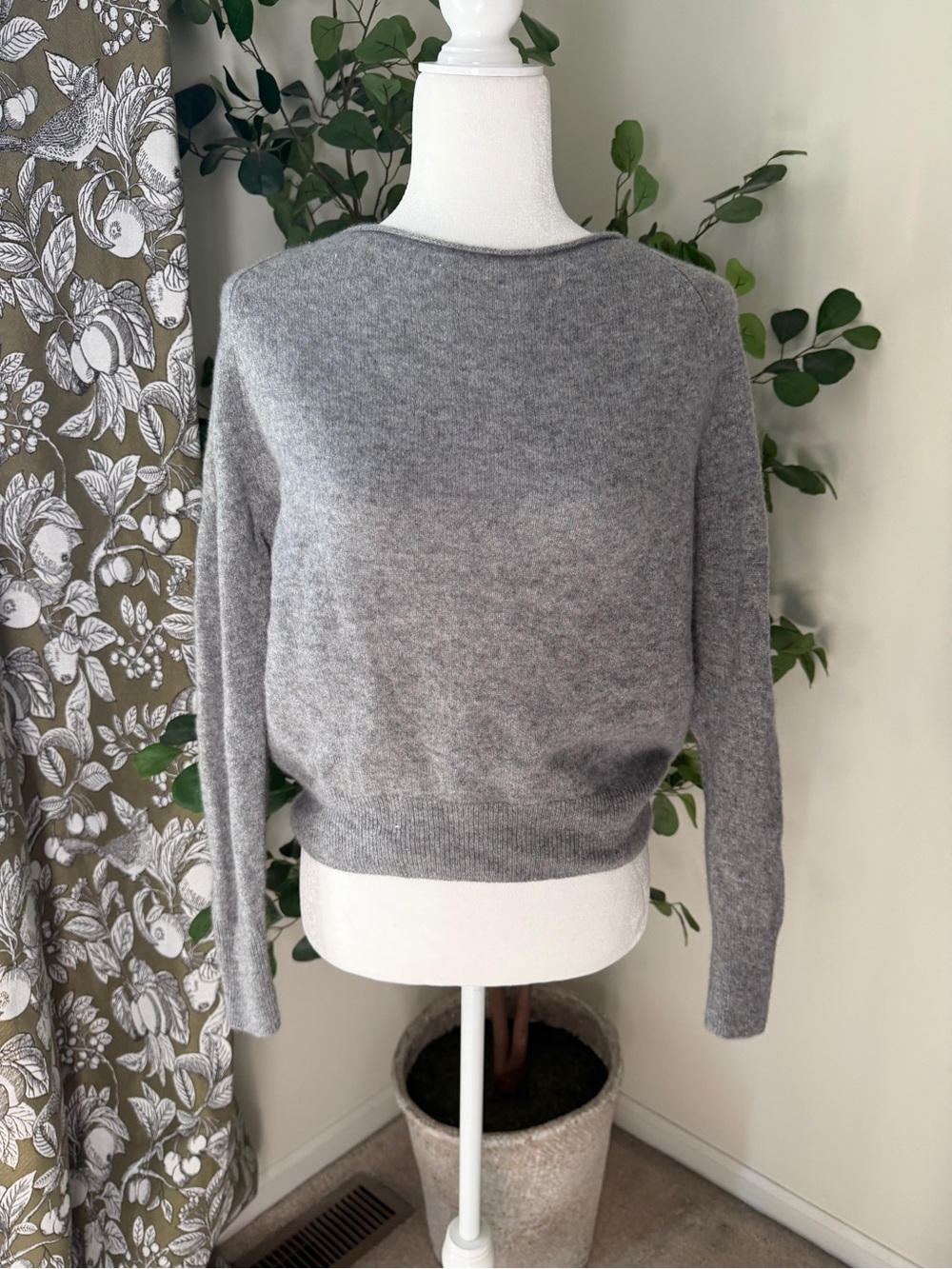 Quince Gray Crewneck Sweater